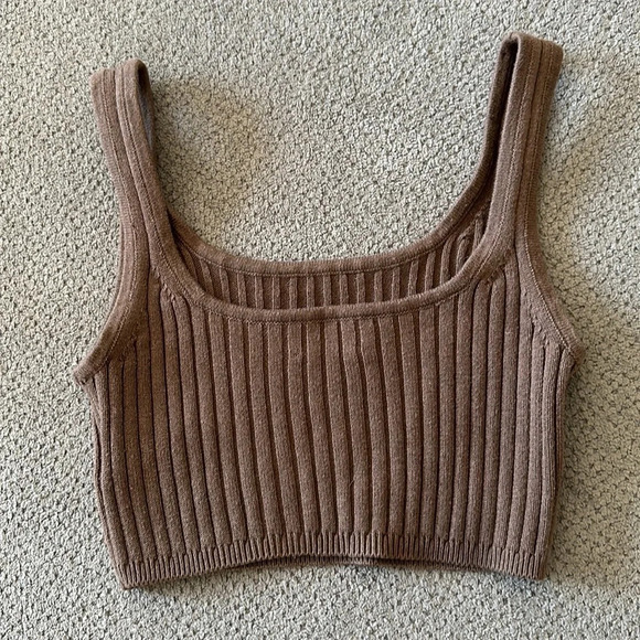 Aritzia Wilfred Ribbed Wool Top - Picture 6 of 8